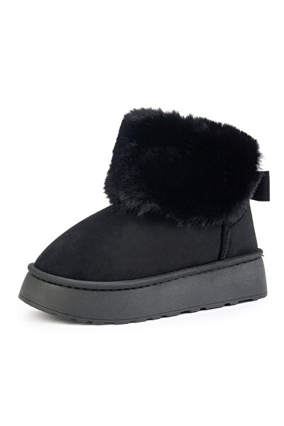 MODINI Cizme Imblanite Snow Puff, Negru