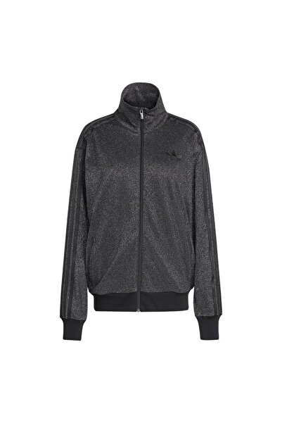 adidas Women's Black Jacket Lurex Fb Tt Ks7789
