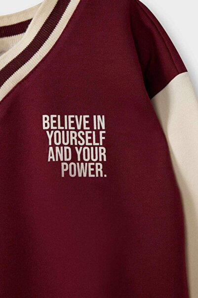 DeFacto Baby Boy 2-Piece Set Printed Sweatshirt Sweatpants G3738A525Wn