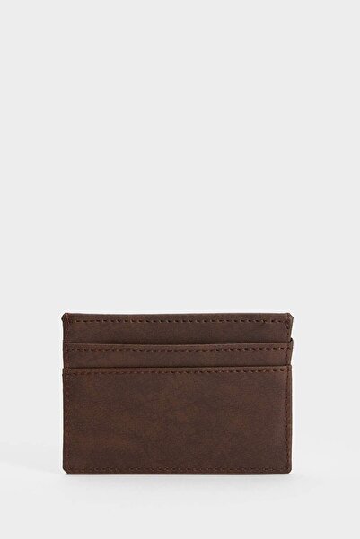 DeFacto Men's Faux Leather Card Holder F9314Axns