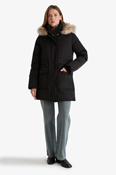 DeFacto Waterproof Relax Fit Hooded Parka F2880Ax25Wn