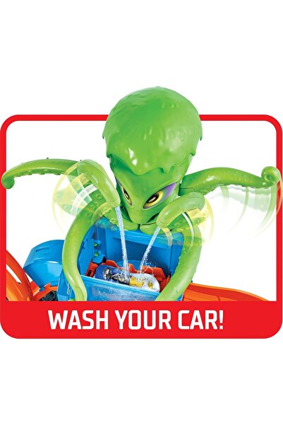 HOT WHEELS City Ultimate Octo Car Wash Playset with Color Reveal Car