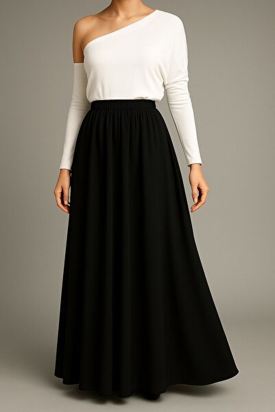 Gümüş Koleksiyon Şifon Etek