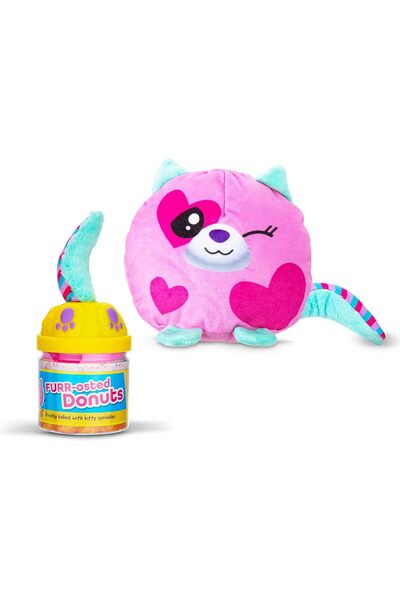 Basic Fun Misfittens Kawaii Plush Kitten - 6-inch Squishy Collectible (Each Sold Separately)
