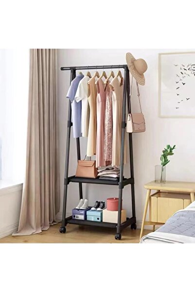 Miskat Trading A-Shape Garment Stand - Multipurpose Metal Coat Hanger with 2 ...