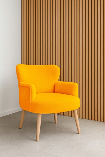 WATERYBROOK Modern Welsoft Berjer Koltuk – Demonte Ahşap Ayak – 12 Renk Seçeneği