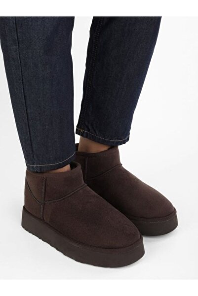 VARLIK AYAKKABI Yeni sezon içi kürklü acı kahve bot