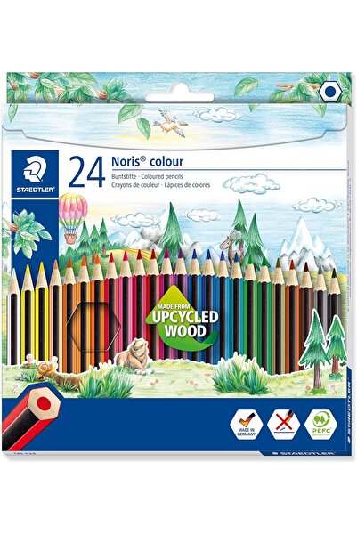 Staedtler 185 C24 Noris Colour Colouring Pencil - Assorted Colours