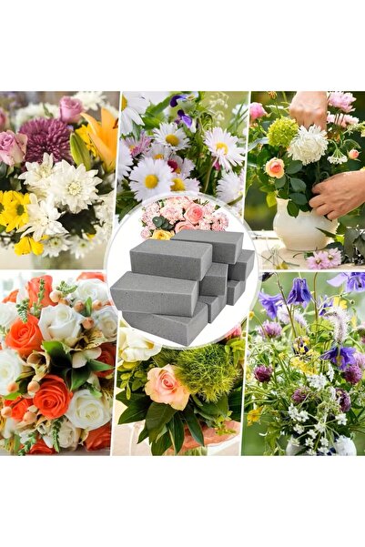 ORCHID Gray foam trays - for floral arrangements and bridal bouquets - 6 luxury pieces