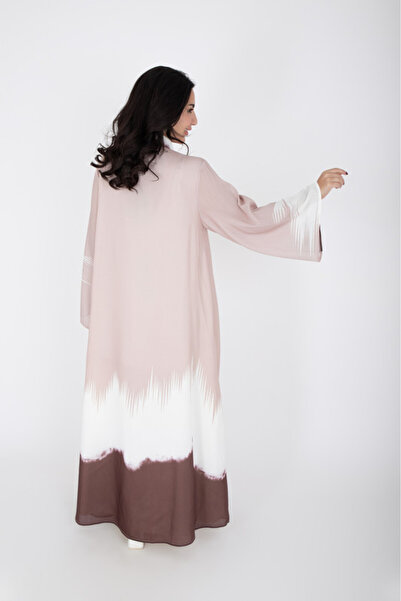 IKKXA Ombre Colors Floral Beaded Embroidery