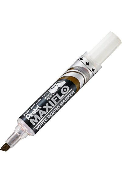 Pentel Maxiflo Green Label Whiteboard Marker Chisel Tip Broad