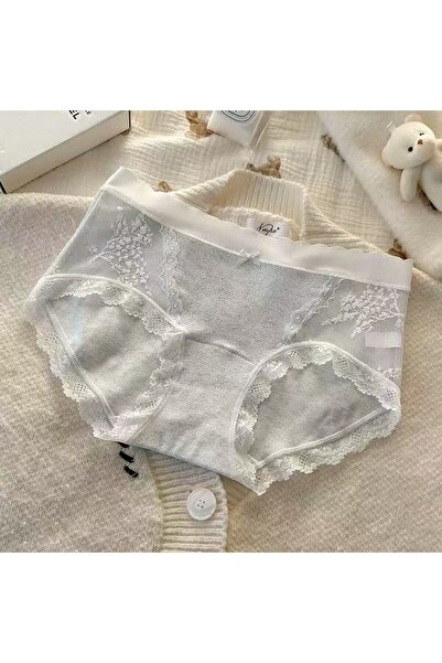 Generic Ladies' Cotton Lace Panties 3-Pack