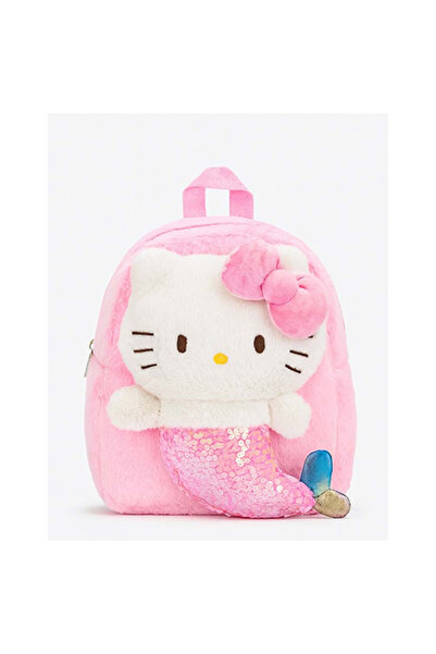 z12concept Peluş Hello Kitty Denizkızı Sırt Çantası Alk3003