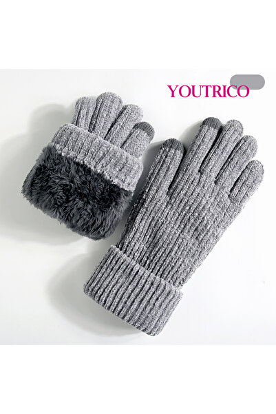 Youtrico Women's Winter Warm Lined Gloves, Solid Color