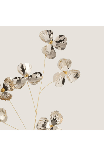 Chakra Yewa Çiçekl Dekor Altın