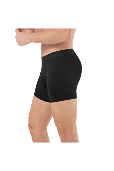 Indusrobe Men's Cotton Boxer Briefs - Soft, Breathable, Stretchable, Mid Rise, 5-Pack (Black & White