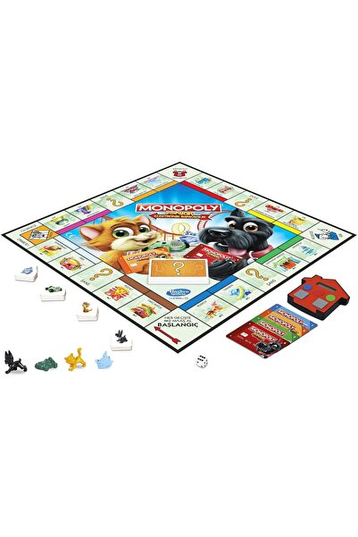 Monopoly Junior Electronic Banking Board Game (Ages 5+, 2-4 Players)