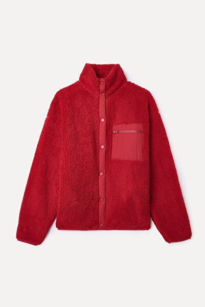 Mudo Oversized Plush Bomber Jacket