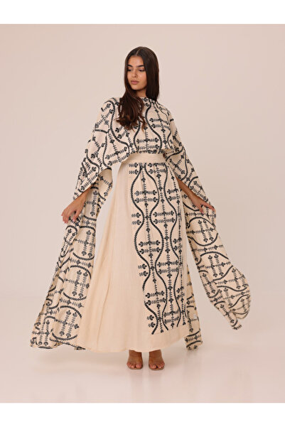 IKKXA Geometric Luxury Embroidered Jalabiya