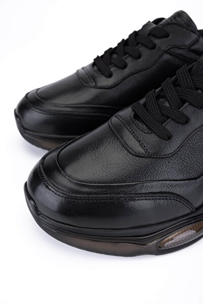 Tamer Tanca Erkek Siyah Deri Sneakers & Spor Ayakkabı