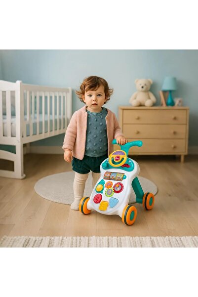 Playgro Steering Wheel Walker – Engaging Baby Toy for Development and Sensory Play, 0+ Months
