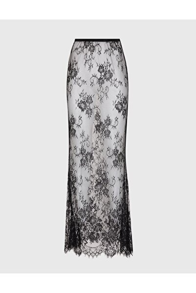 İLVİ Elenye Lace Black Women's Skirt