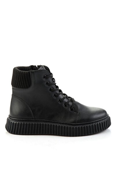 Bambi Siyah Kadın Bot & Bootie K02138050809