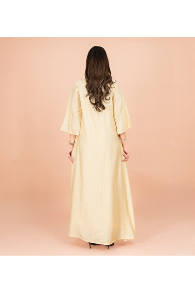 IKKXA Three Dimensional Flowers Crystal Solid Modern Jalabiya