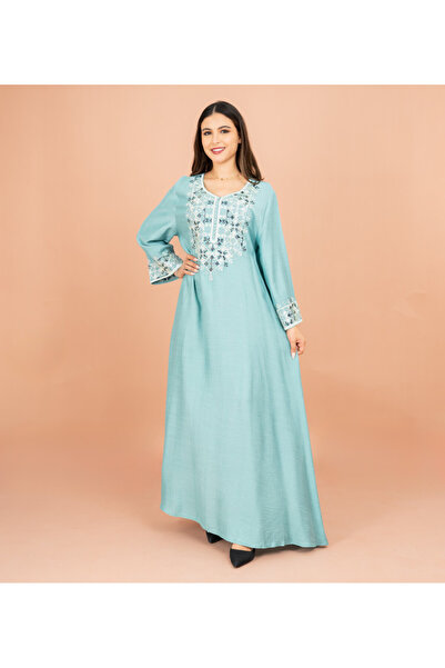 IKKXA Straight Cut Classic Embroidery Patterns Jalabiya