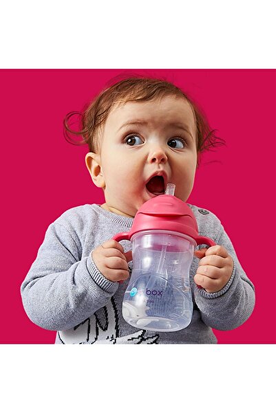 b.box Sippy Cup with Weighted Straw (Glow in the Dark, 8oz)