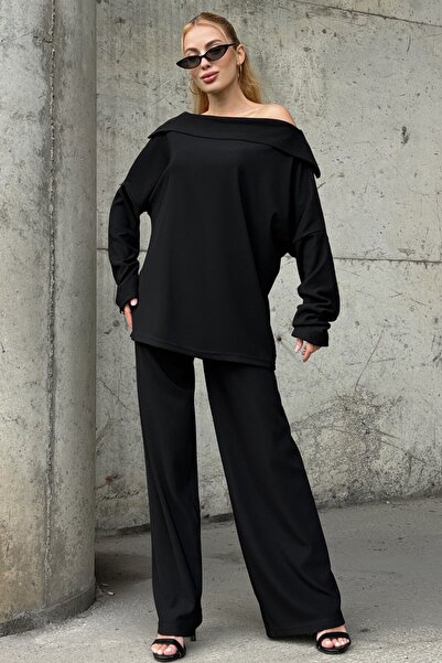 VAGGON Two Thread Wide Neck Sa Relaxed Fit Kili Set