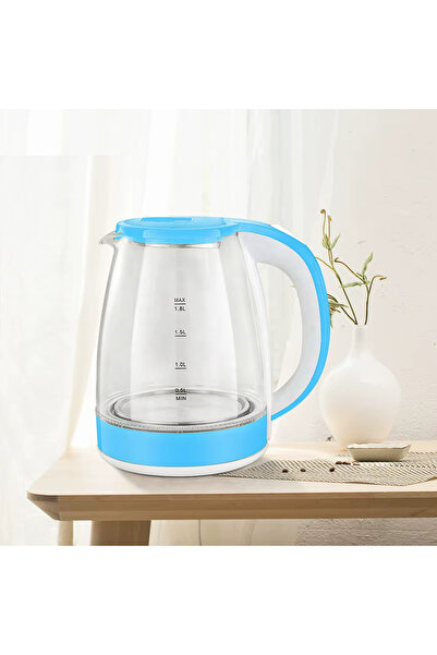 Denx Electric glass kettle, 1.8 liter capacity, 1500 watts DX2006