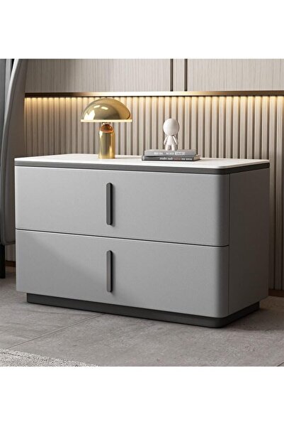 KEKE طاولة بجانب السرير حديثة وطاولات جانبية فاخرة متعددة الوظائف لغرفة النوم