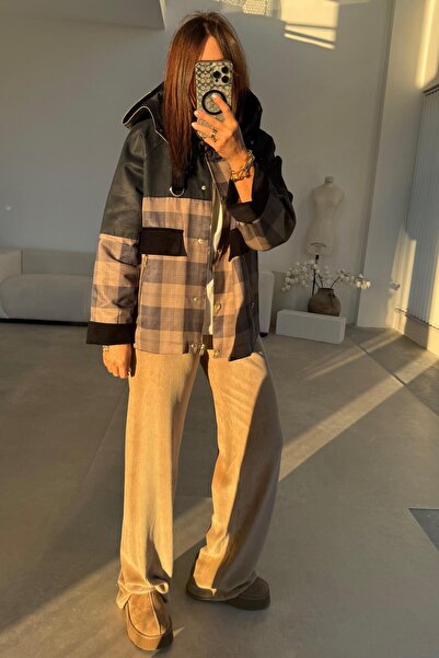 ELVAN TOLON Bitter Yellow Velvet Corded Fabric Trousers