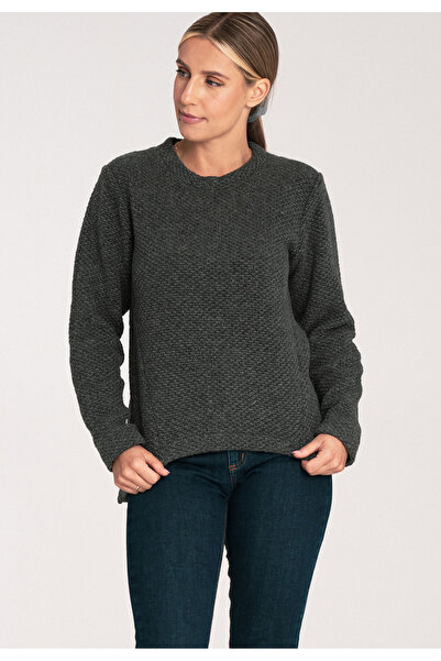 Figl Sweatshirt - wool sweater - gray sweater M1044 size M