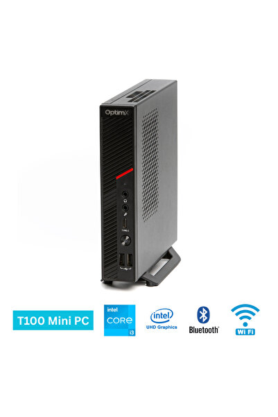 OptimX T100 MiniPC i3-8100 8GB 256GB SSD Wi-Fi BT