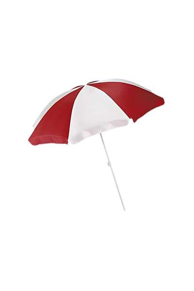Arab Land Solutions Red & White Beach Umbrella ARL-RD220-R