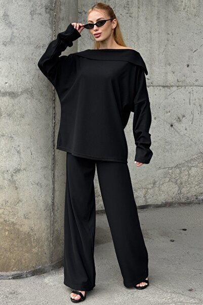 VAGGON Two Thread Wide Neck Sa Relaxed Fit Kili Set