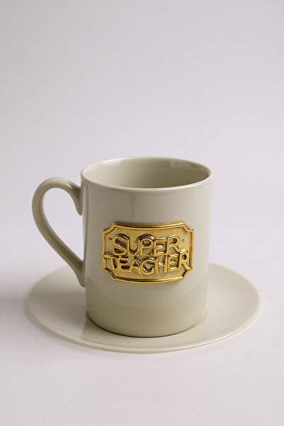 iQey Home Super Teacher Teacher Porcelain Cup Set - 2 Person