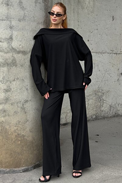 VAGGON Two Thread Wide Neck Sa Relaxed Fit Kili Set