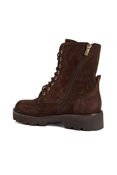 Dıvarese Kahverengi Kadın Süet Deri Bot