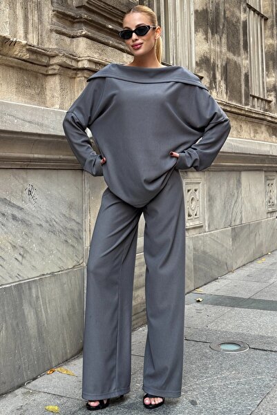 VAGGON Two Thread Wide Neck Sa Relaxed Fit Kili Set