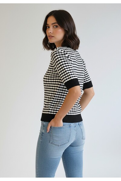 Figl Pullover - Short sleeve sweater - Black M1266 size M