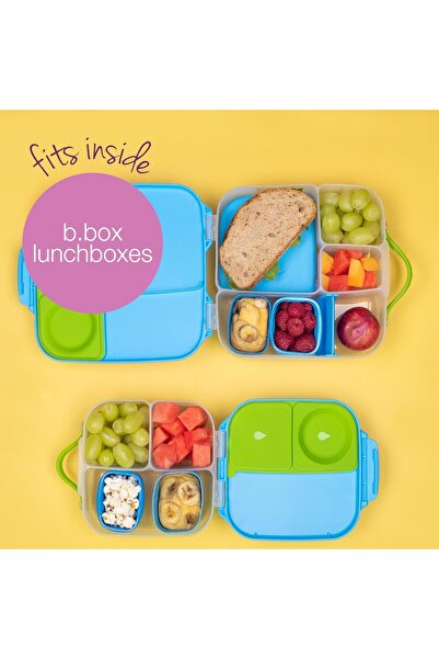 b.box BB401034 Silicone Snack Cup, Berry