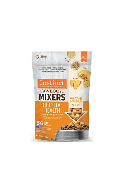 INSTINCT إضافات طعام القطط المجففة بالتجميد من Raw Boost Mixers لصحة الجهاز ا...