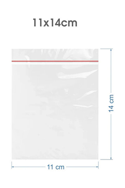 YOK YOK AMBALAJ Kilitli Çıtçıtlı Hac Umre Hurma Paketleme Poşeti 11x14 cm – 100 Adet