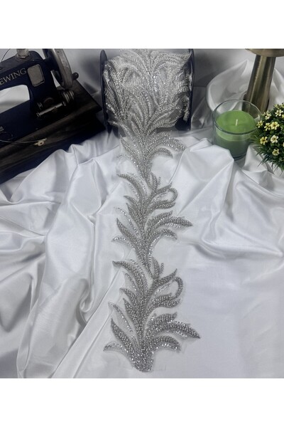jasmina store nakışlı boncuk işlemeli şık şerit(1mt)