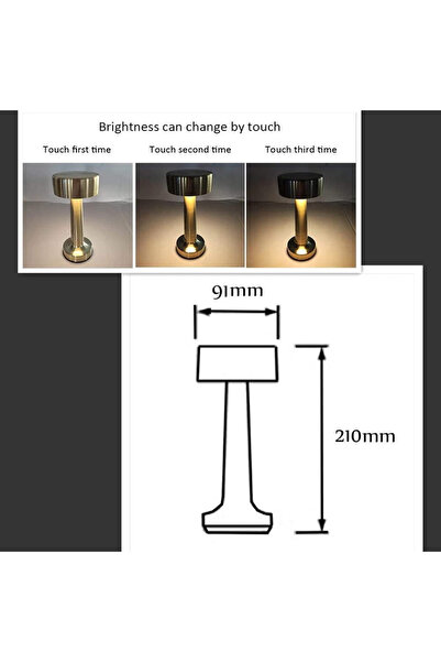 Primo Plus Portable wireless LED desk lamp with rechargeable battery