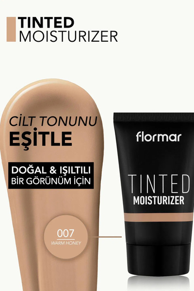 Flormar Tinted Moisturizer Eşit Tonlu & Işıltılı Görünüm Veren Renkli Nemlend...