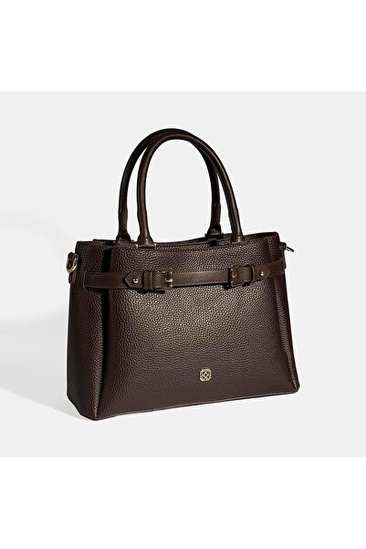 Desa Women's Brown Shoulder Strap Handbag